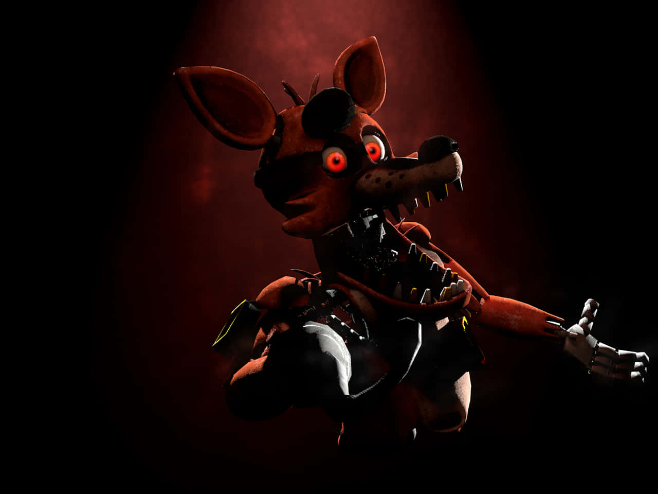 “the Mischievous Foxy From Five Nights At Freddy’s” Wallpaper