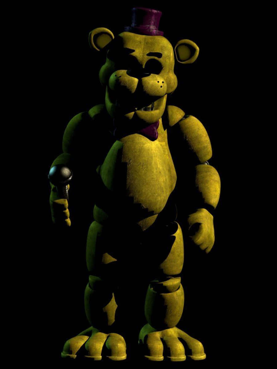 The Mysterious Golden Freddy Plush. Wallpaper