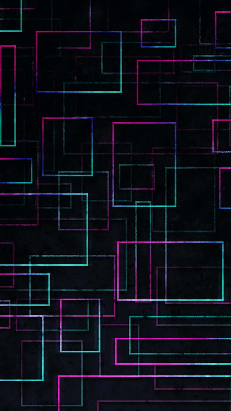 The Neon Of Green And Purple Come Together To Create A Breathtaking Display Wallpaper