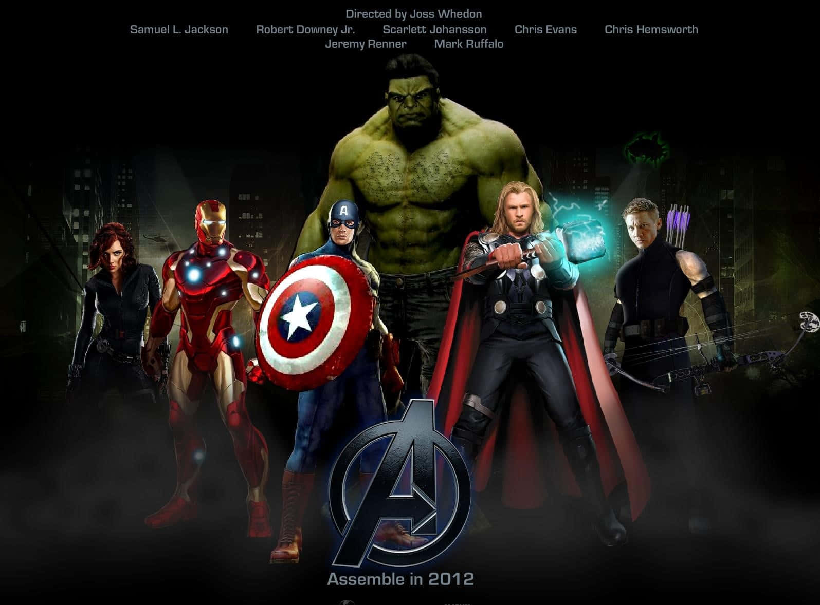 The New Avengers In Action Wallpaper