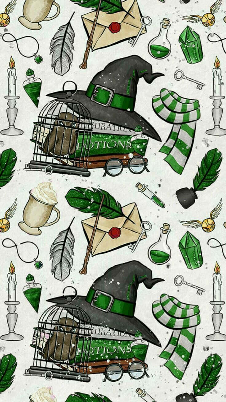 The Next Generation Of Slytherin Students Wallpaper