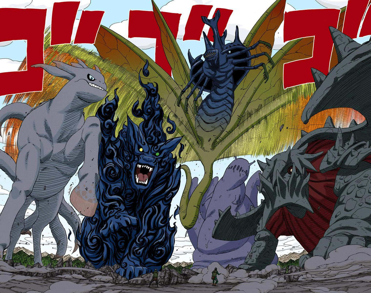 The Nine Tailed Beasts Of Naruto Shippuden Wallpaper