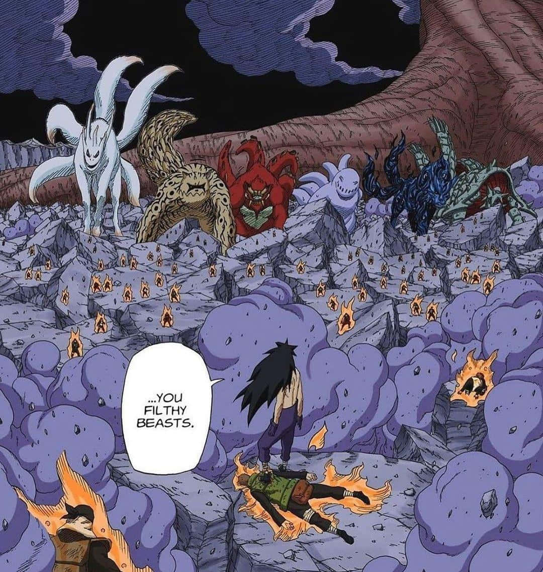 The Nine Tailed Beasts Of Naruto Unleashed Wallpaper