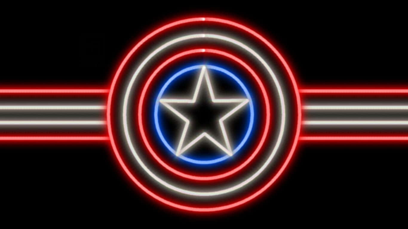 The Official Logo Of Captain America Wallpaper