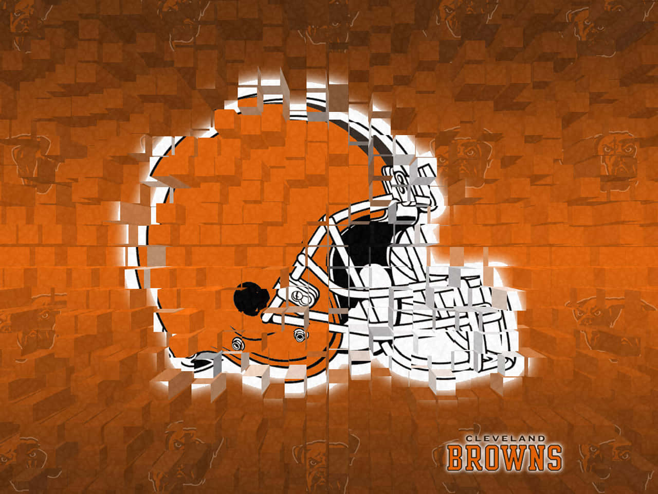 The Official Logo Of The Cleveland Browns Wallpaper