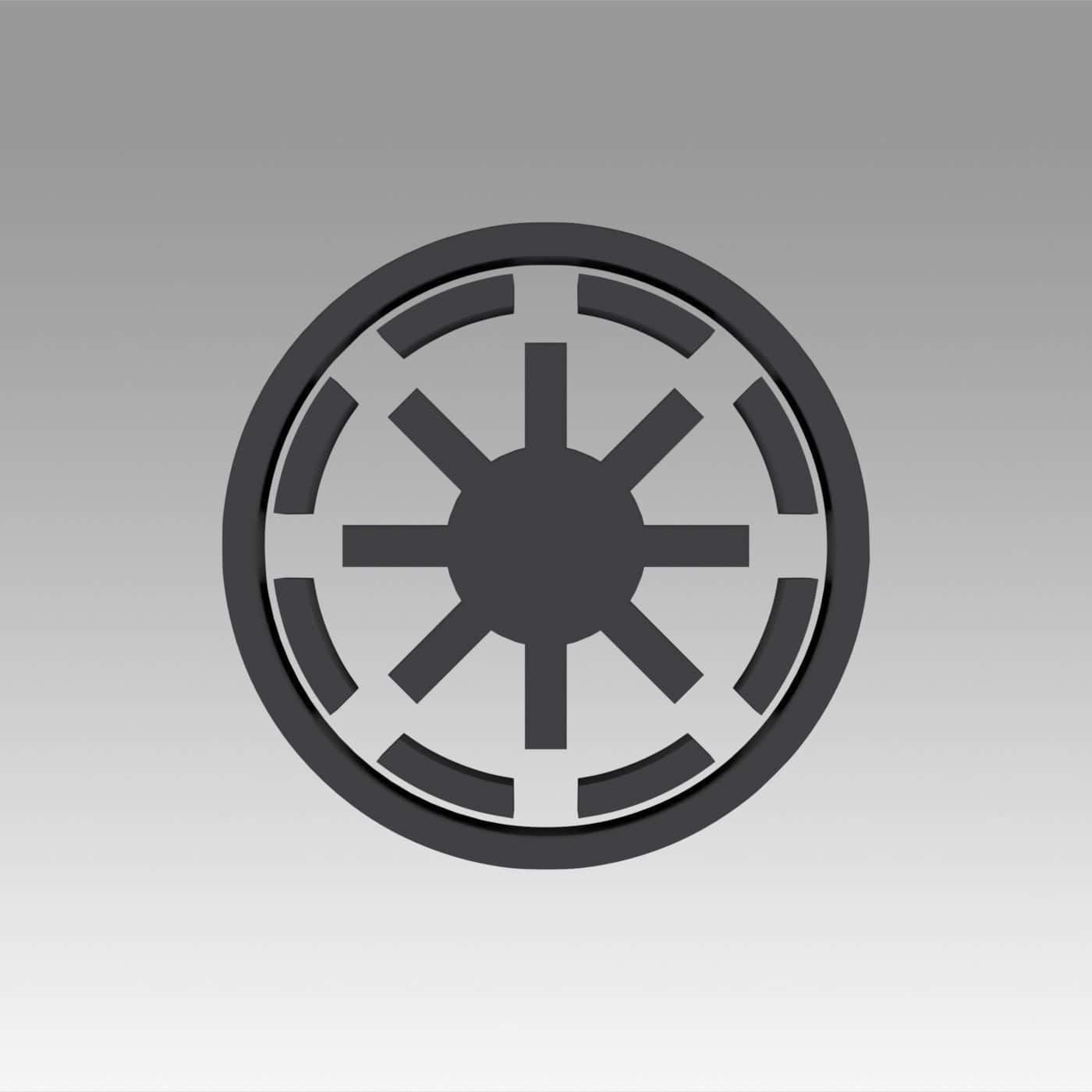 The Official Logo Of The Galactic Empire From The Star Wars Franchise. Wallpaper