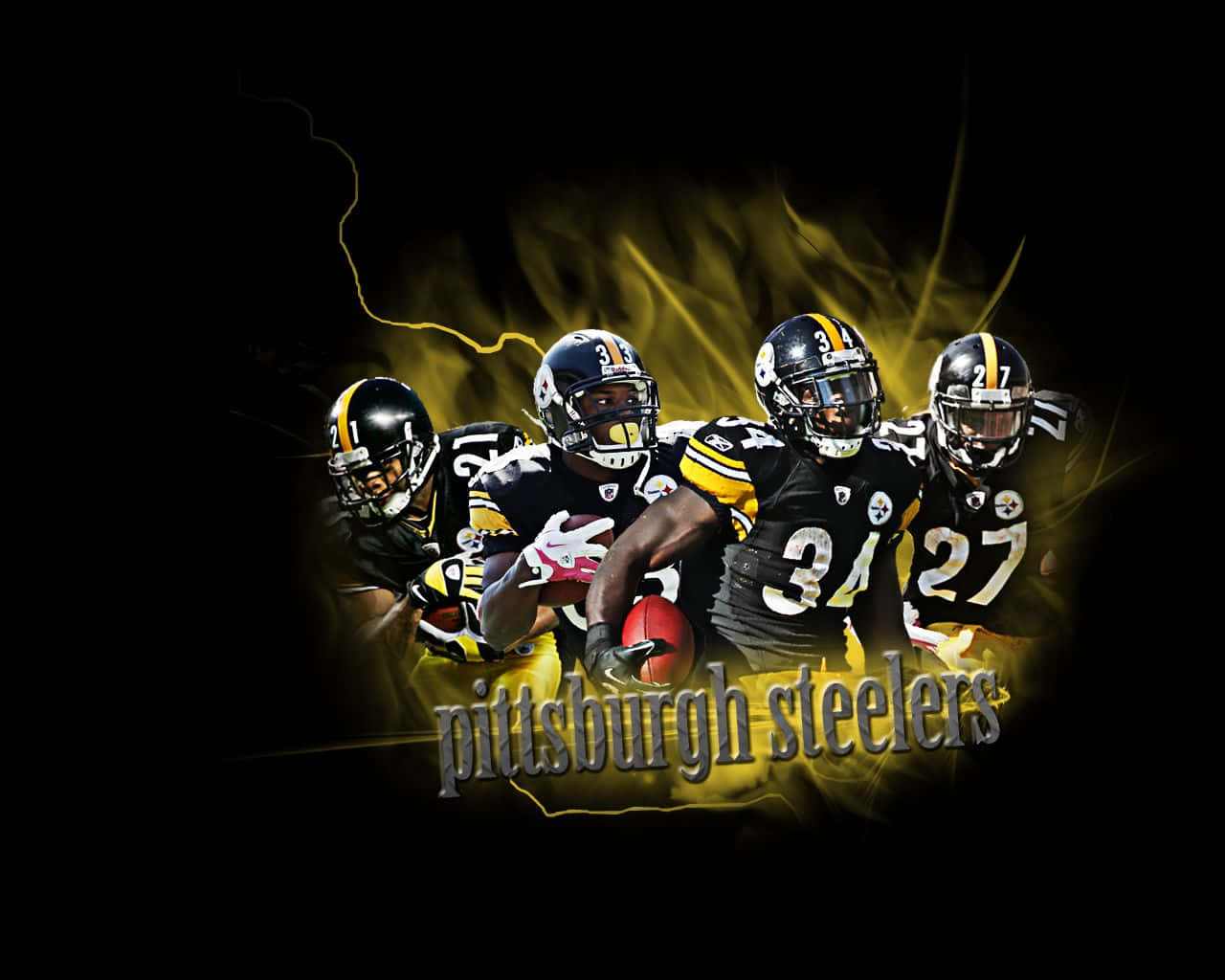 The Official Logo Of The Pittsburgh Steelers. Wallpaper