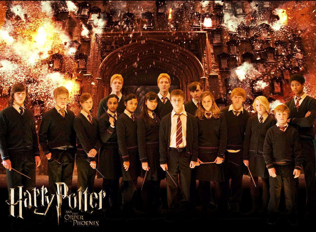 The Order Of The Phoenix Unites Against Voldemort Wallpaper