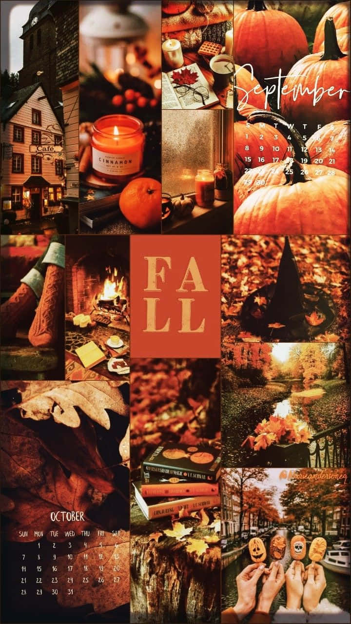 The Perfect Fall Desktop Collage To Get You In The Autumnal Mood Wallpaper