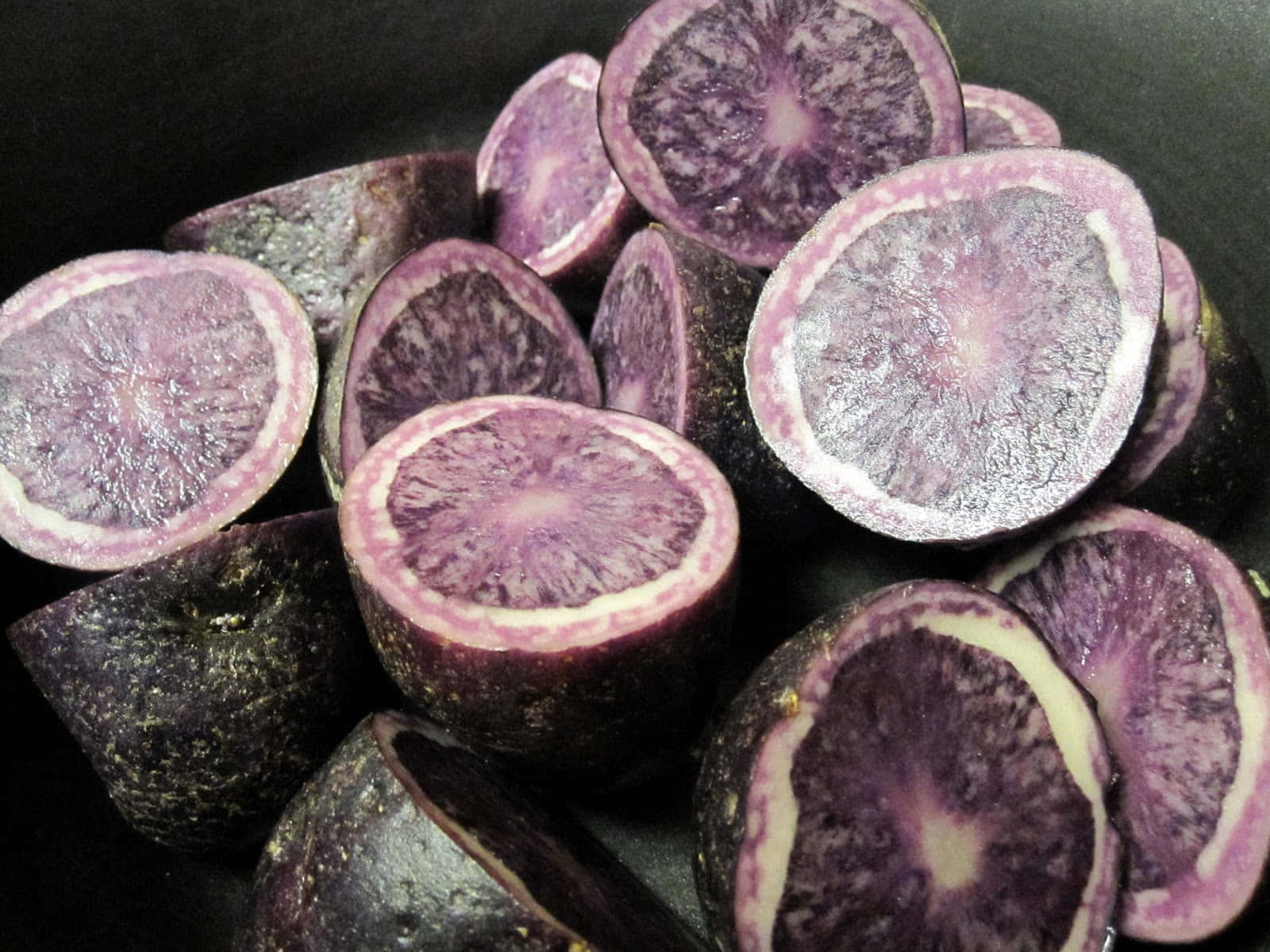 The Perfect Pop Of Color - Purple Potato Wallpaper