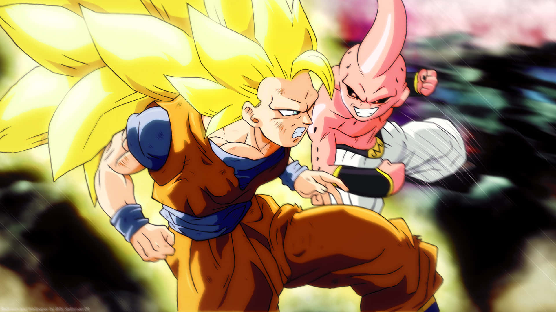 The Power And Majesty Of Super Saiyan 3 Wallpaper