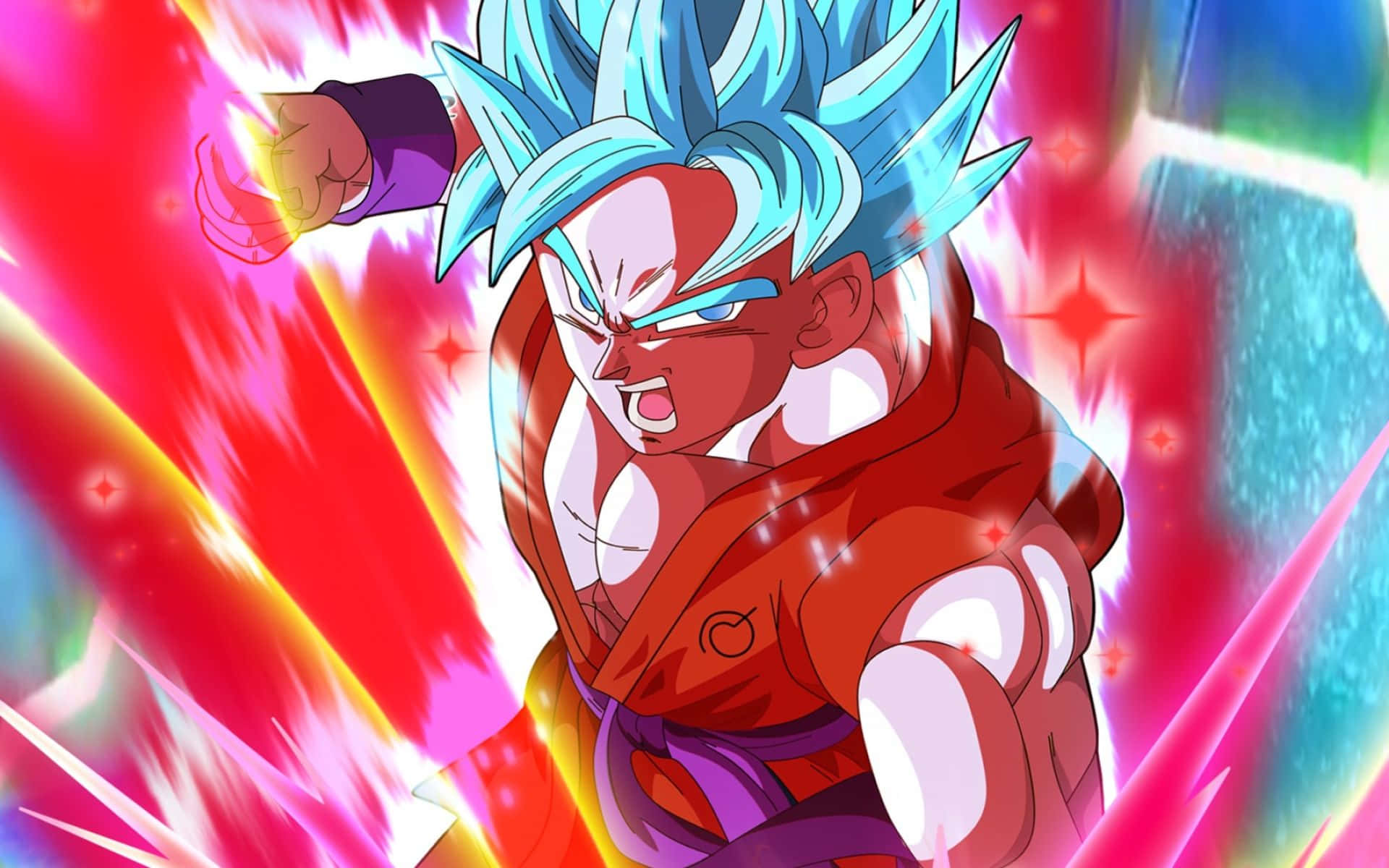 The Power Of Super Saiyan Blue Wallpaper