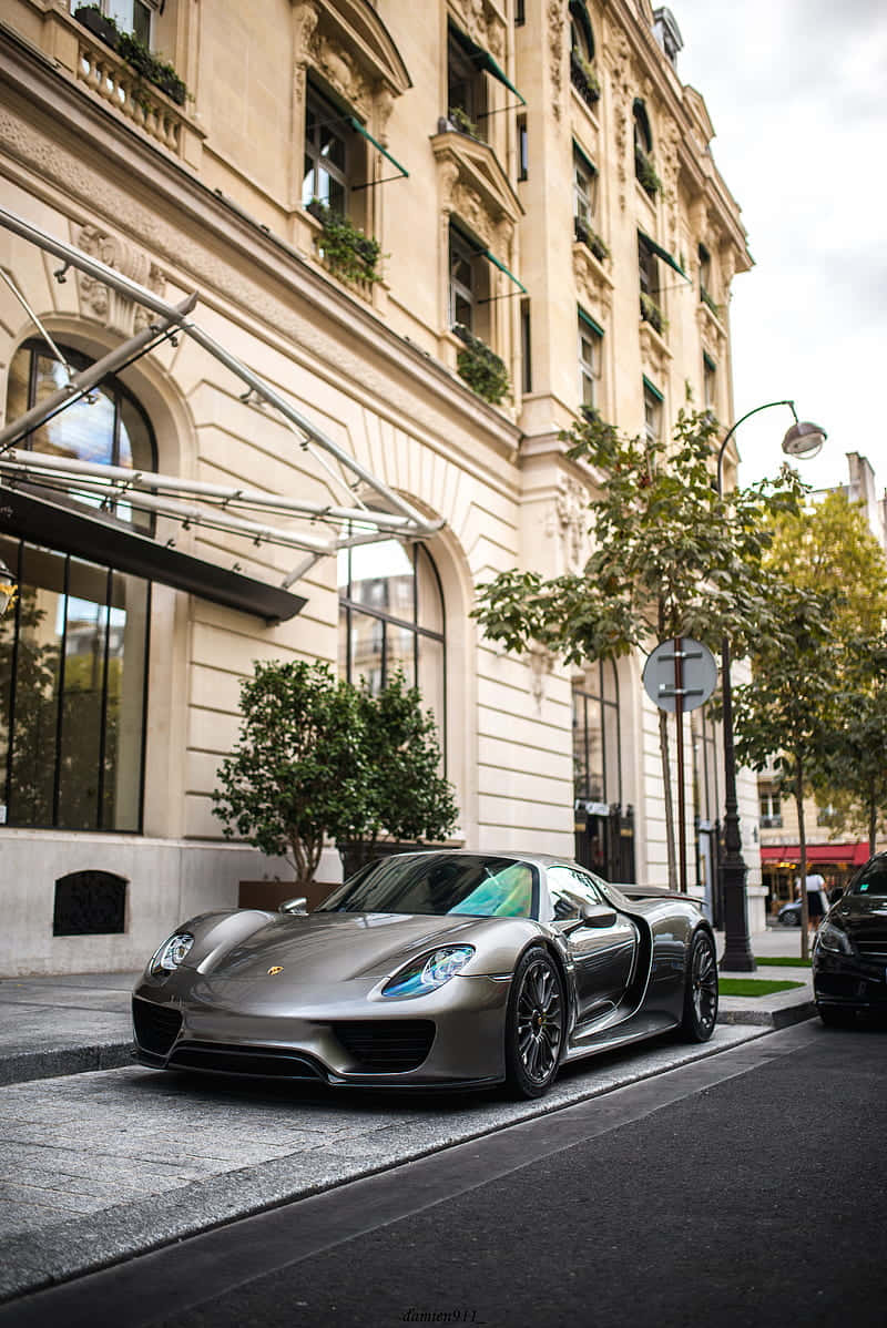 The Powerful And Sleek Porsche 918 Spyder Wallpaper