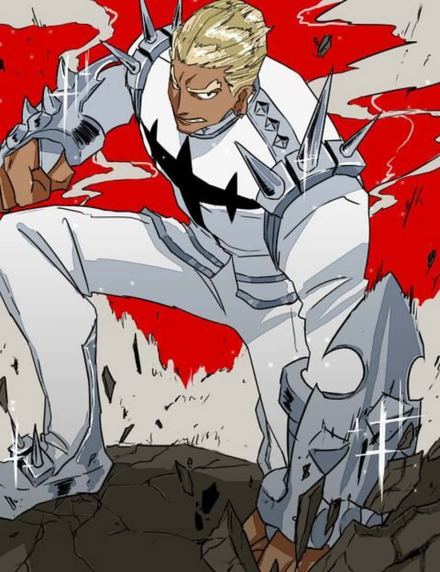 The Powerful Ira Gamagoori In Battle Stance Wallpaper