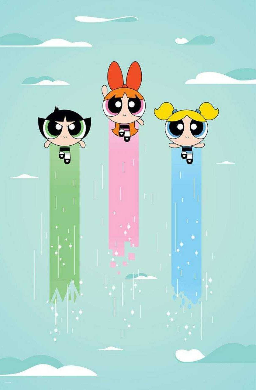 The Powerpuff Girls Fly High Wallpaper