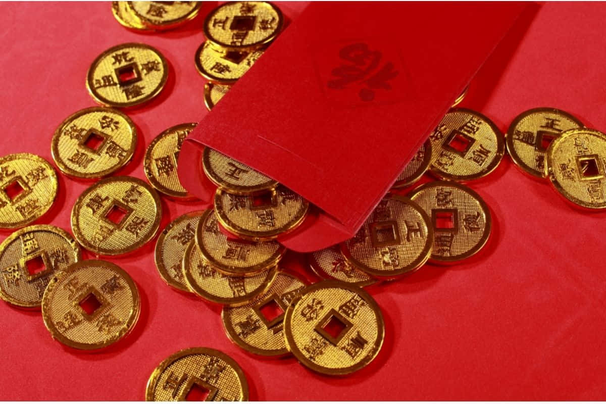 The Prosperity Of Red Envelopes Wallpaper