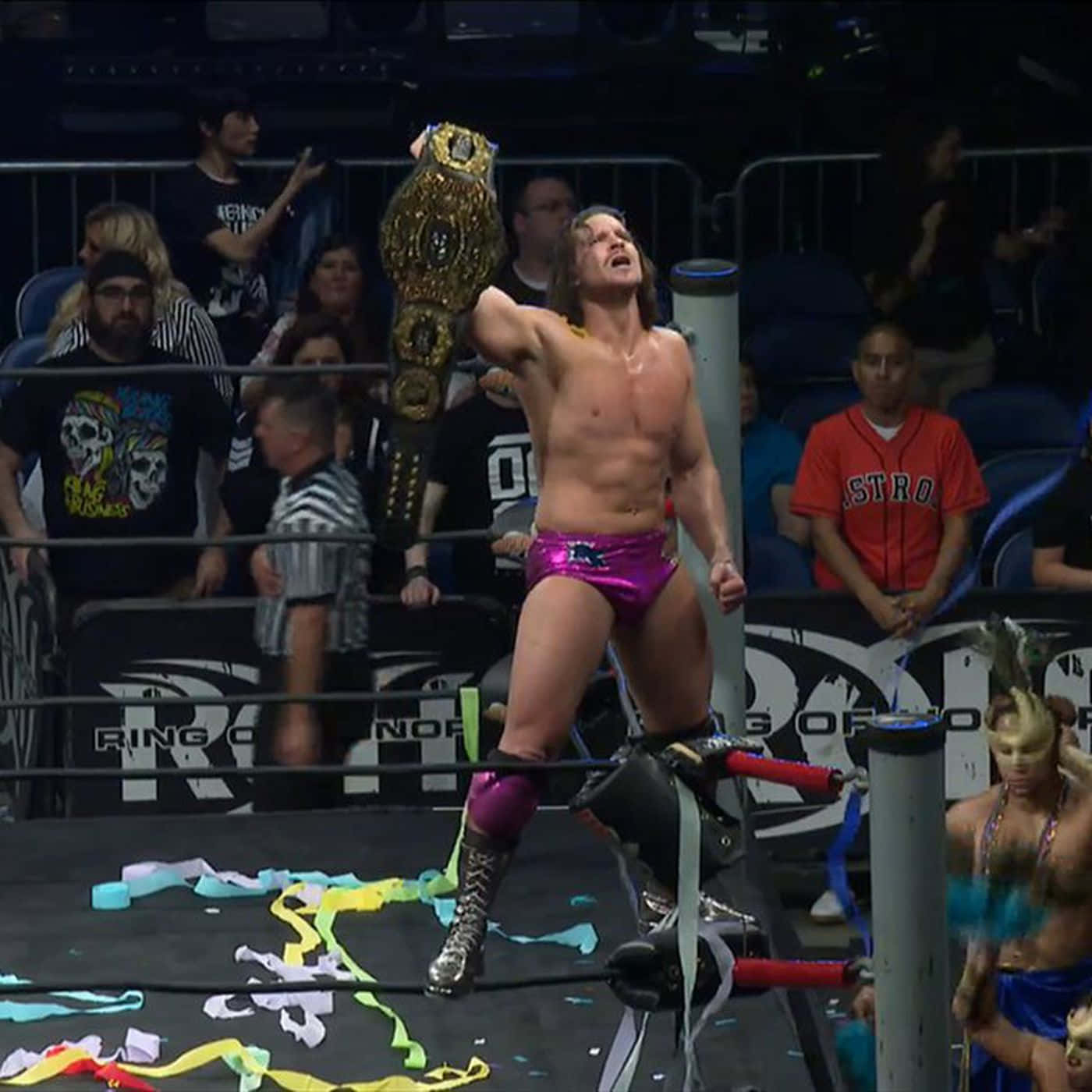 The Reigning Champion, Dalton Castle In Ring Of Honor (roh) Wrestling Event Wallpaper