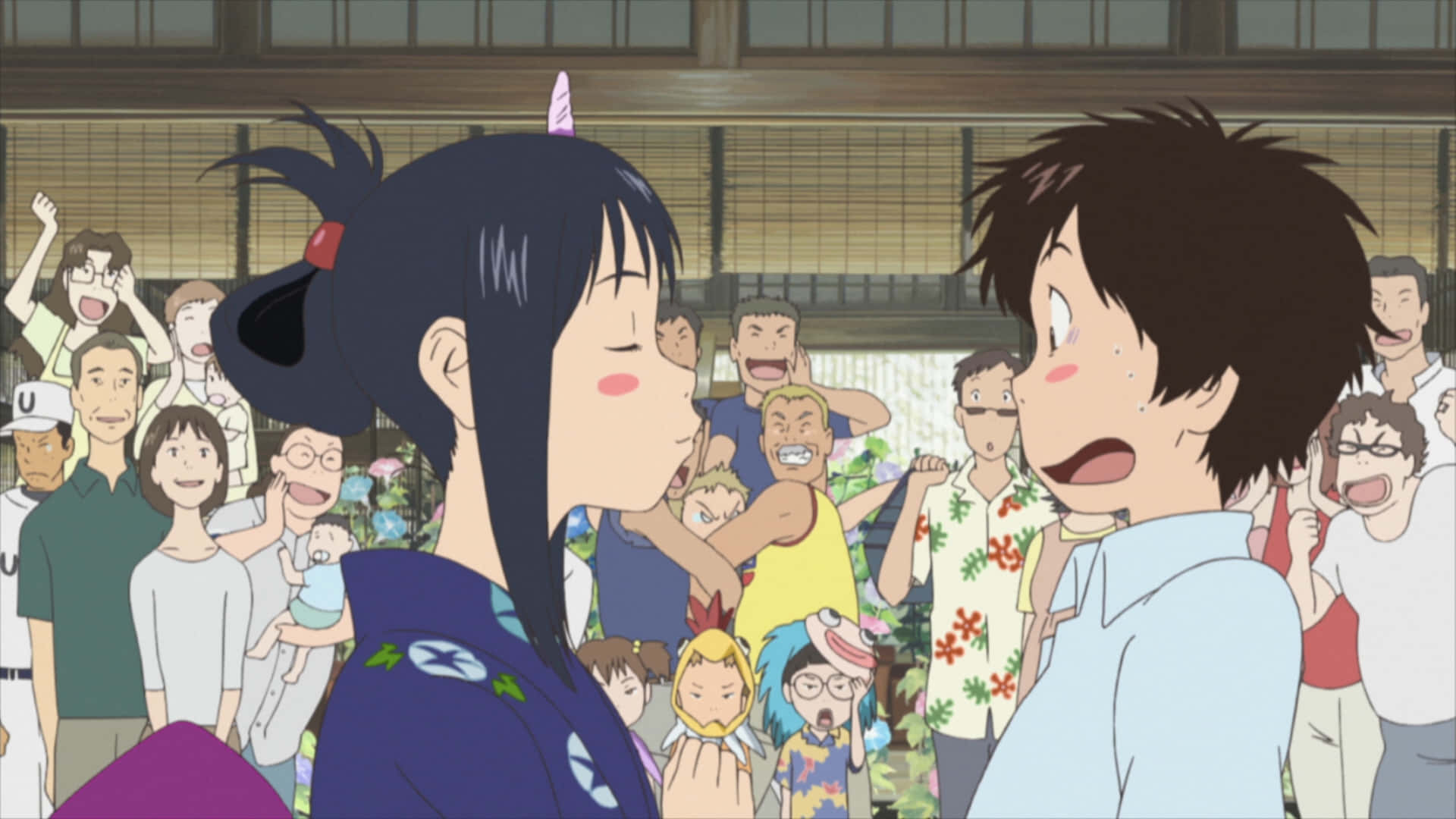 The Relationship Between Love And War In ‘summer Wars’ Wallpaper