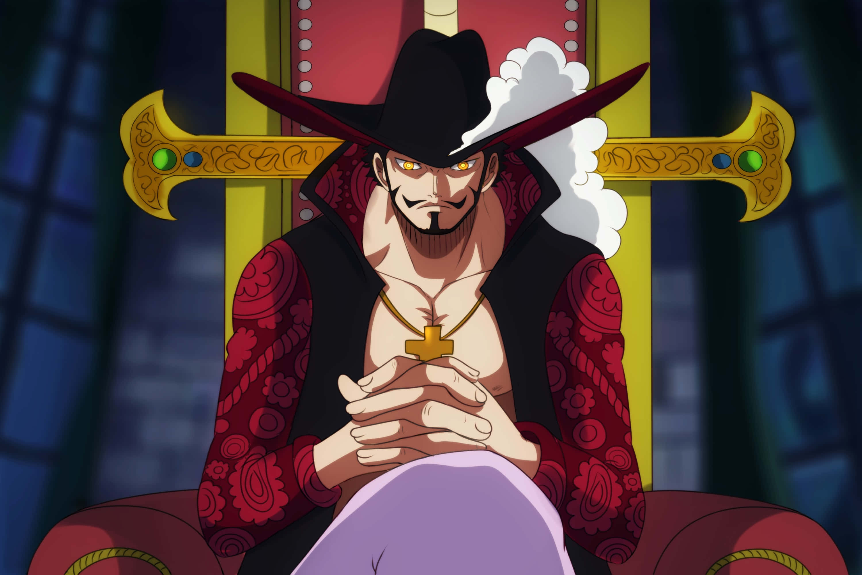 The Ruthless Swordsman Dracule Mihawk.