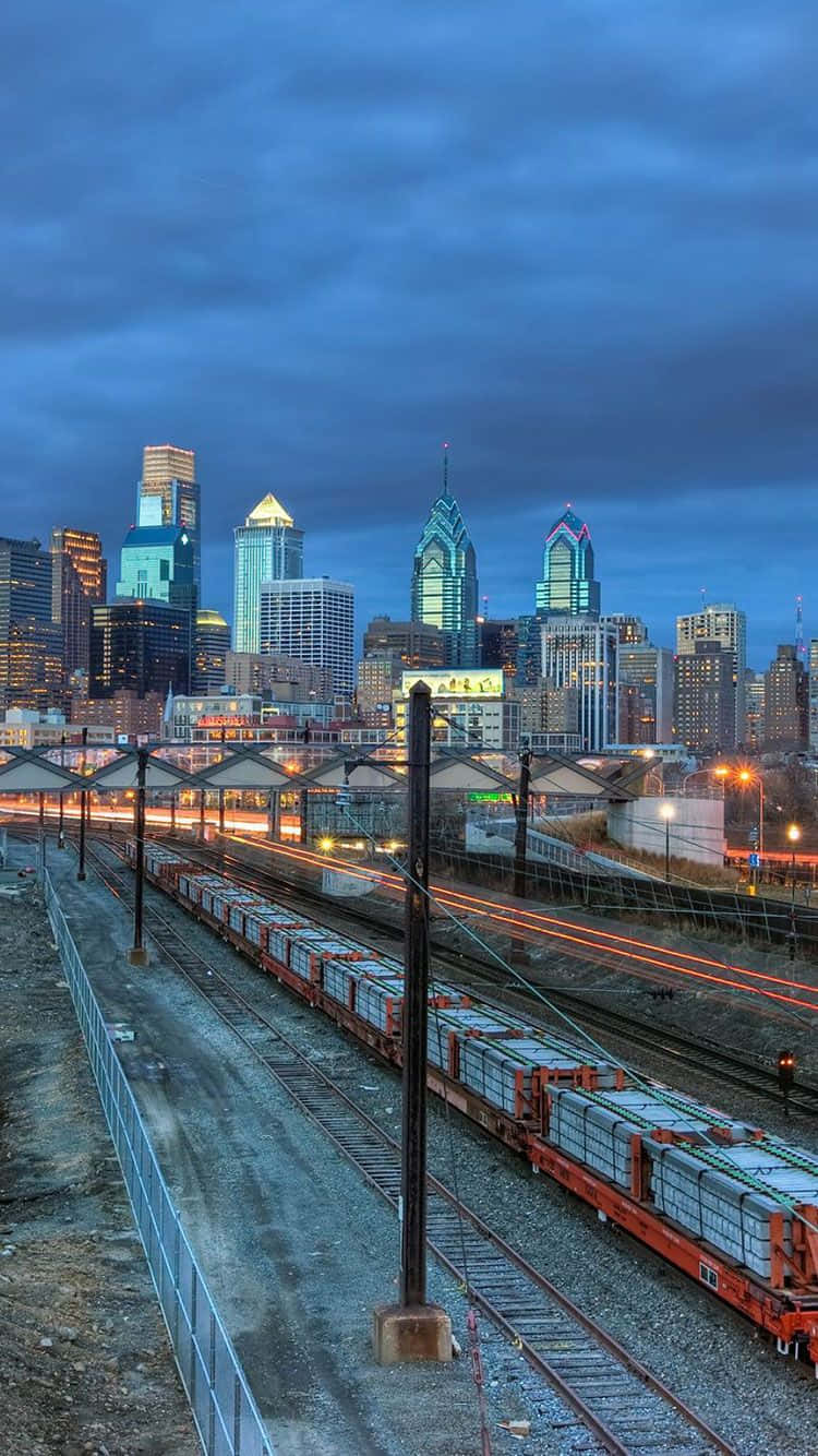 The Santa Maria Bridge Connecting Northern Liberties To Flag Square In Philadelphia Wallpaper