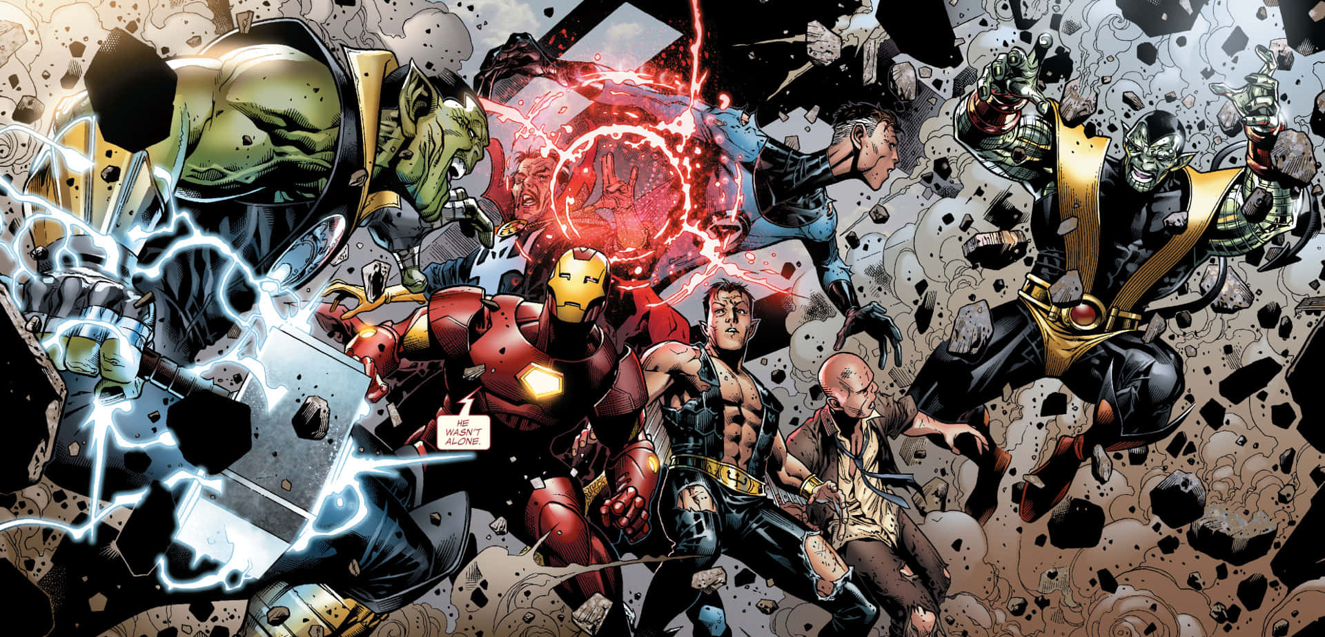 The Secret Invasion Unfolds Wallpaper