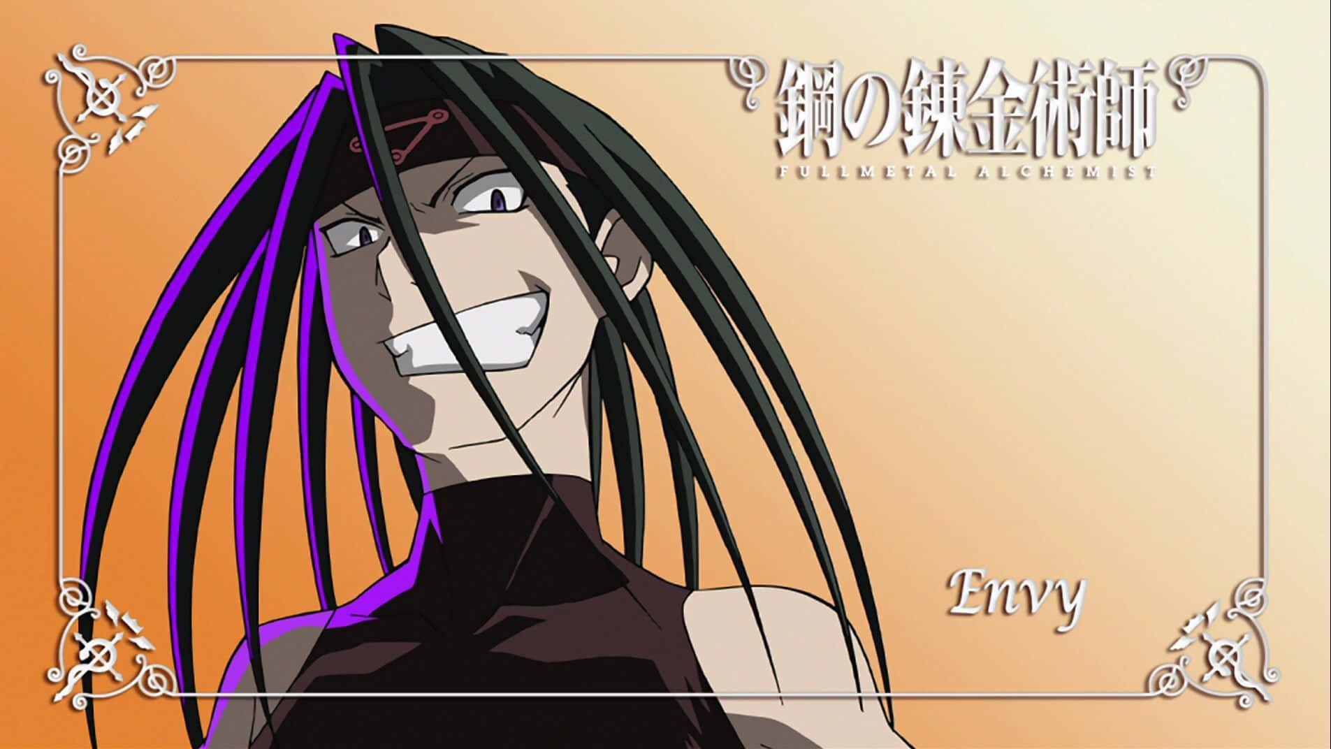 The Sinister Envy From Fullmetal Alchemist Brotherhood Wallpaper