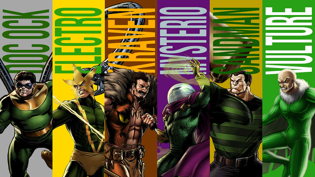 The Sinister Six Assemble Wallpaper