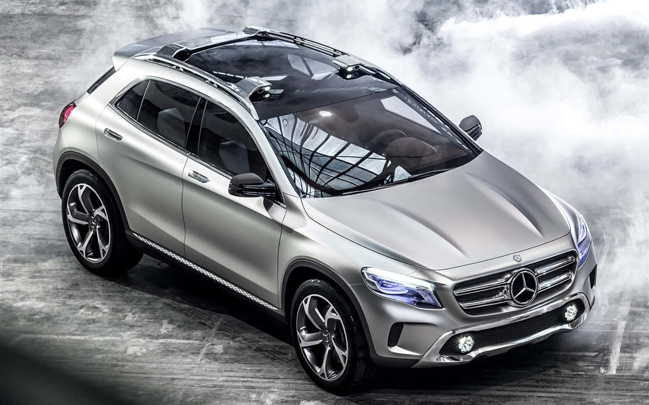 The Sleek And Luxurious Mercedes Benz Gla-class Suv Wallpaper