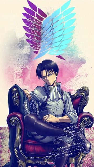 The Strongest Surive: Levi In Attack On Titan Wallpaper