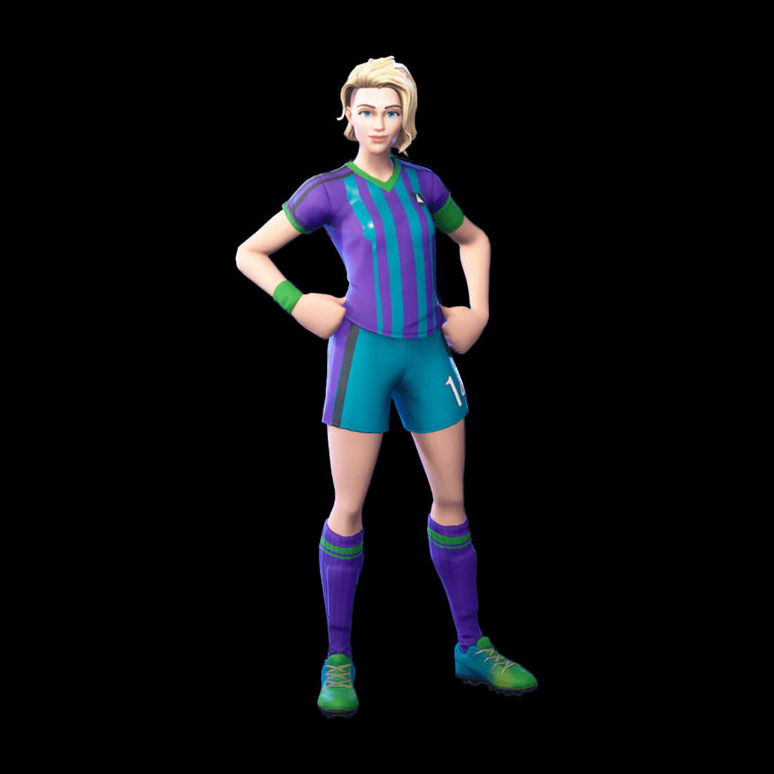 The Stylish And Competitive Fortnite Soccer Skin Wallpaper