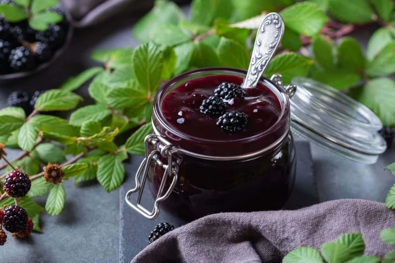 The Sweet Taste Of Delicious Blackberry Jam