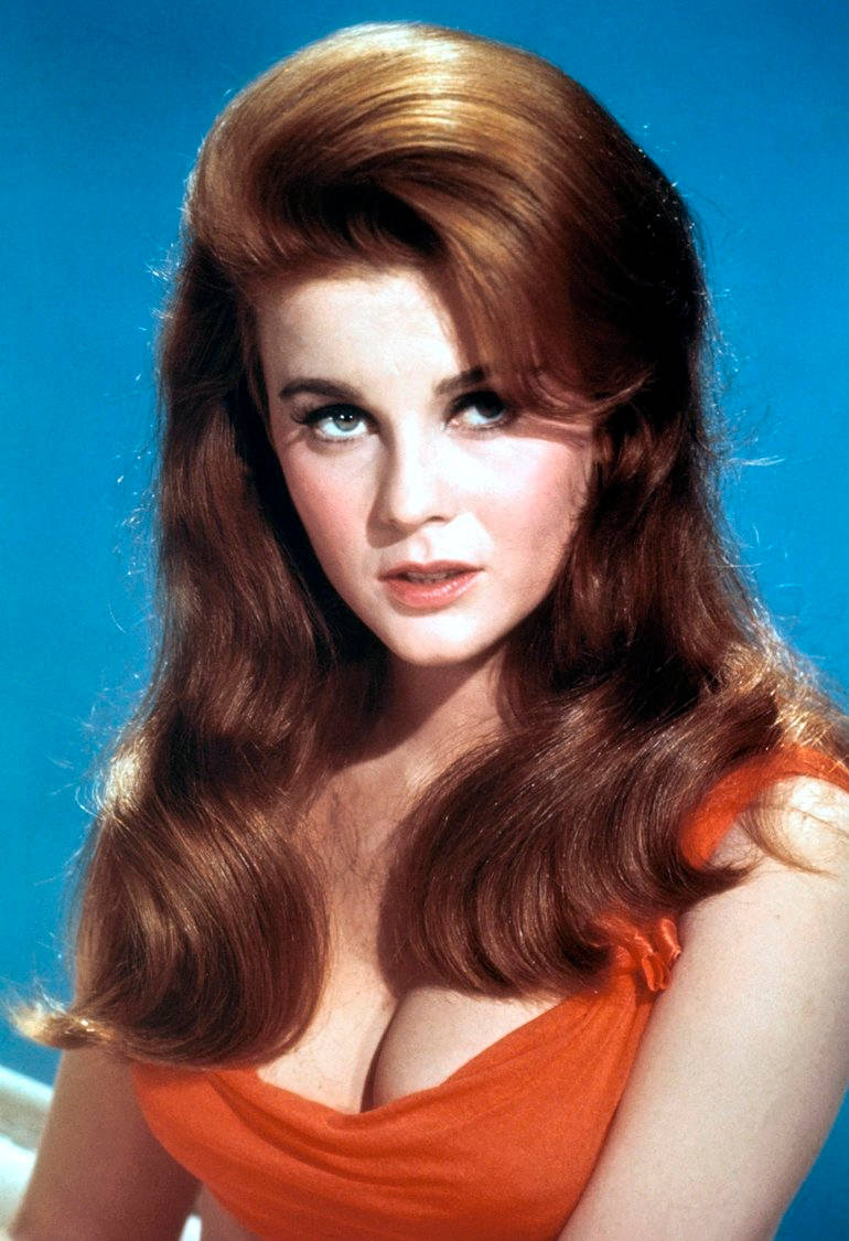 The Swinger Swedish American Icon Ann Margret Portrait Wallpaper