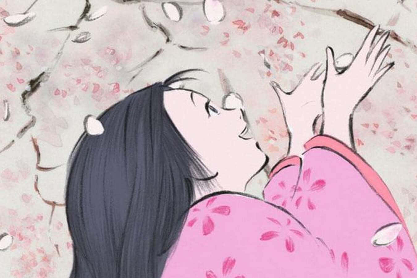 The Tale Of The Princess Kaguya, Princess Kaguya Surrounded By Nature Wallpaper