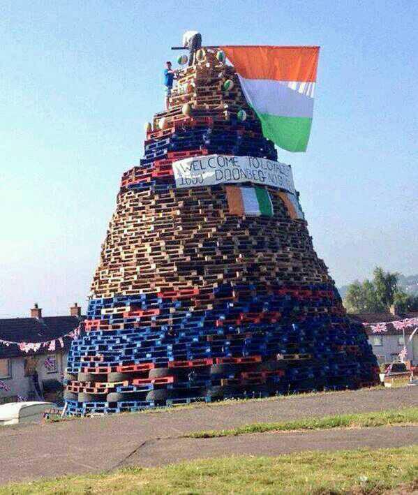 The Twelfth Bonfire Northern Ireland Wallpaper