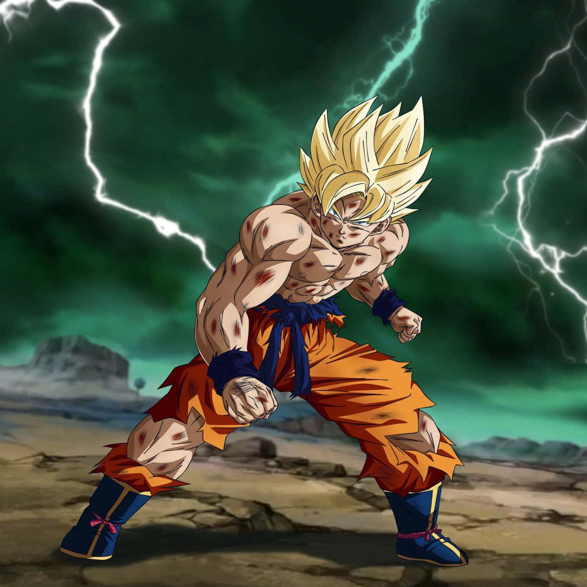 The Ultimate Power Of The Legendary Super Saiyan Wallpaper