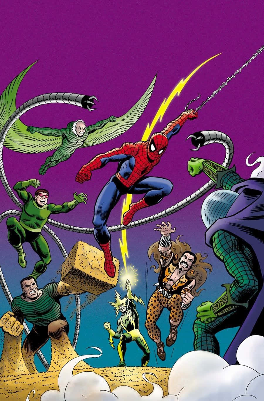 The Ultimate Sinister Six - Ready For Action Wallpaper