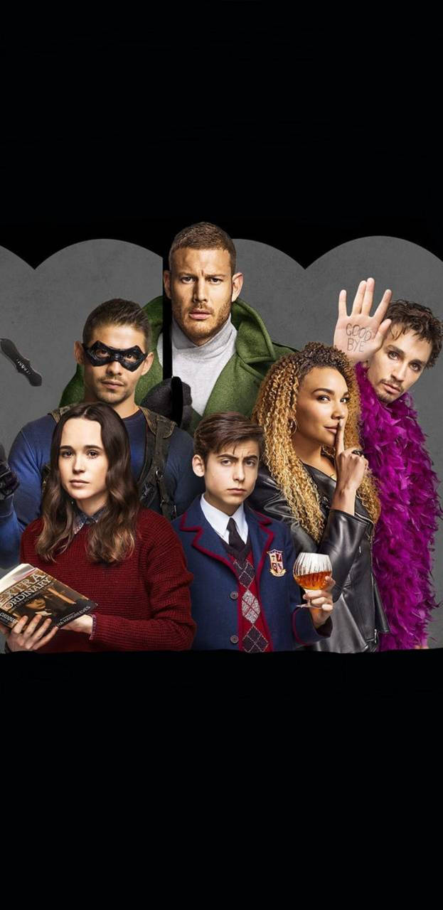 The Umbrella Academy - Superheroes Team Wallpaper