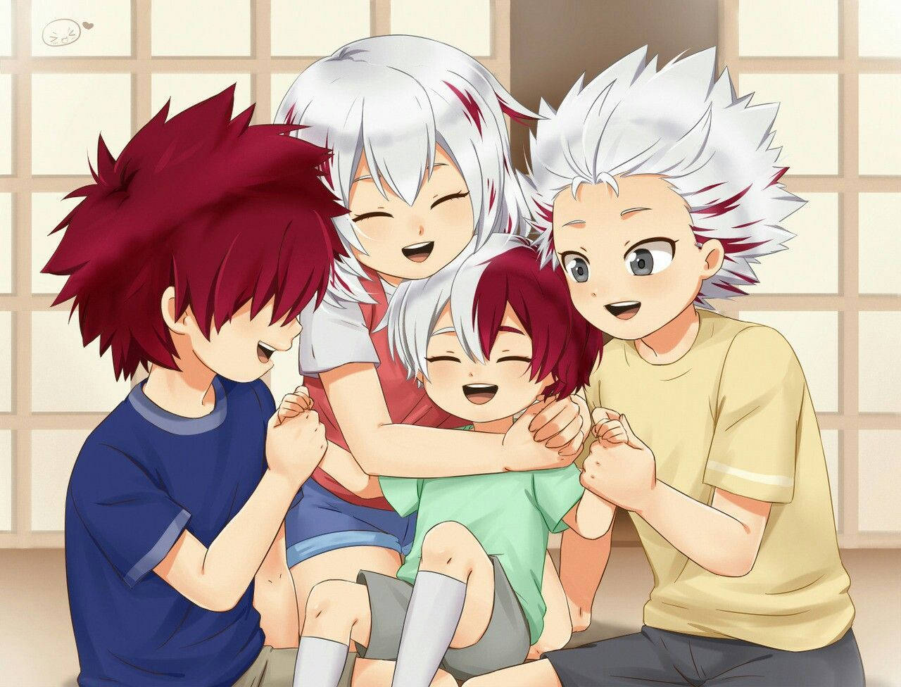 The Unbroken Bonds - The Todoroki Family From My Hero Academia Wallpaper