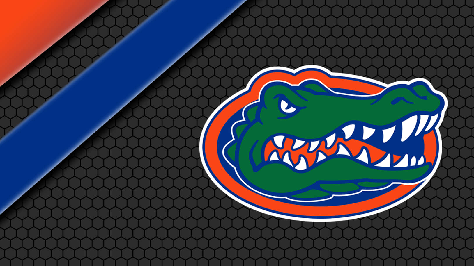 The University Of Florida's Iconic Gator Mascot Logo Wallpaper