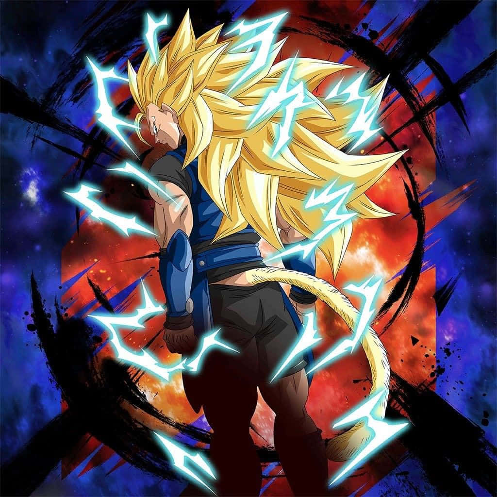 The Unleashed Power Of Legendary Super Saiyan Wallpaper