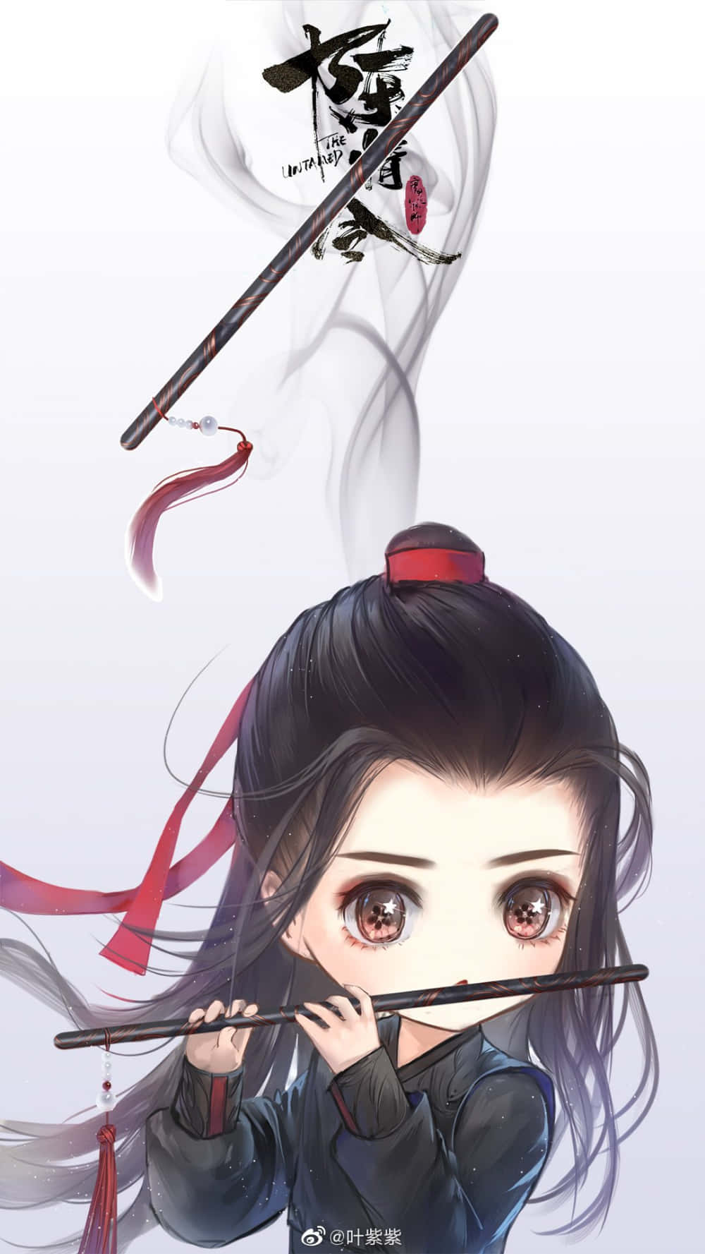 The Untamed Wei Wuxian Cute Version Wallpaper