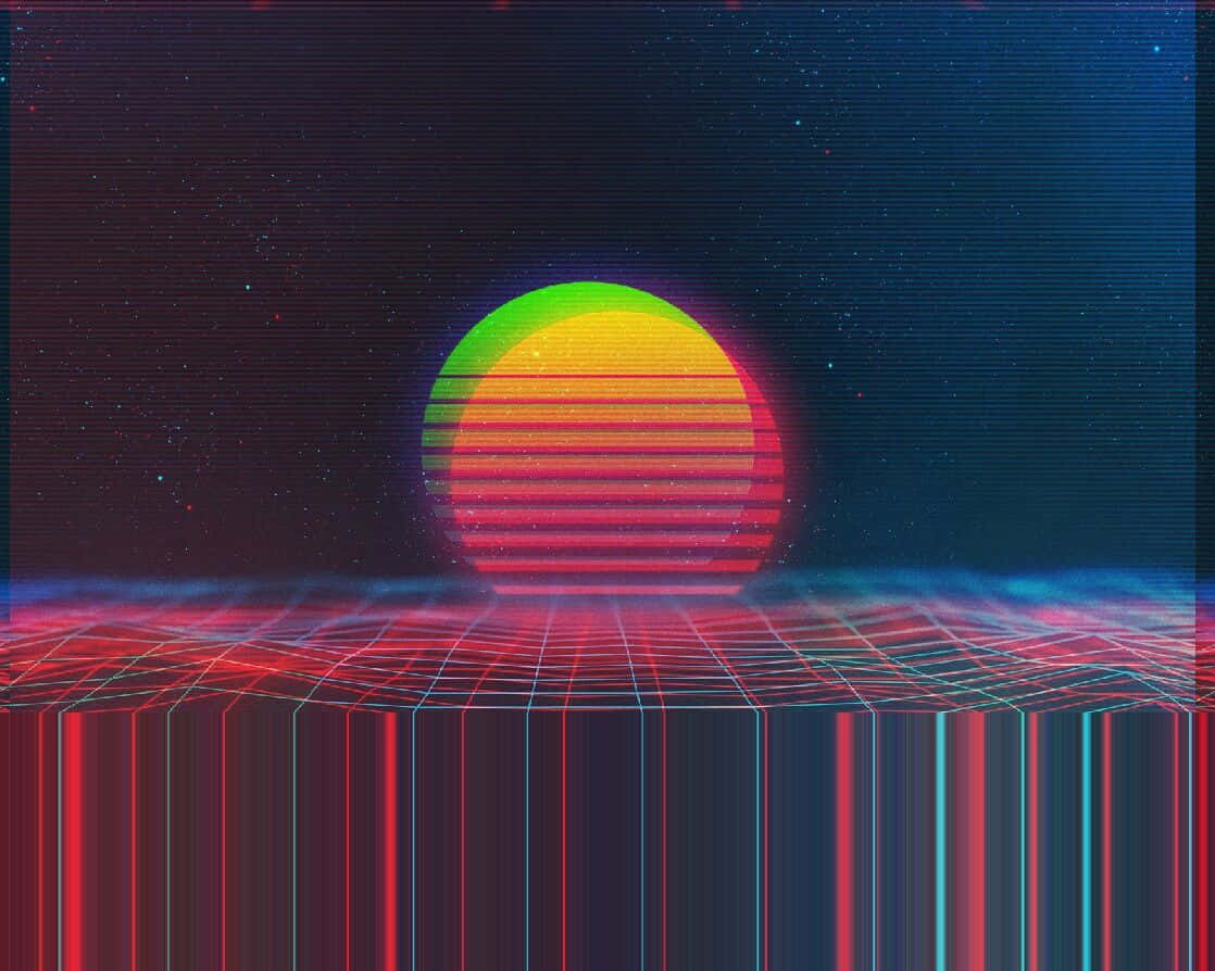 The Warmth Of Retro Sunset Wallpaper