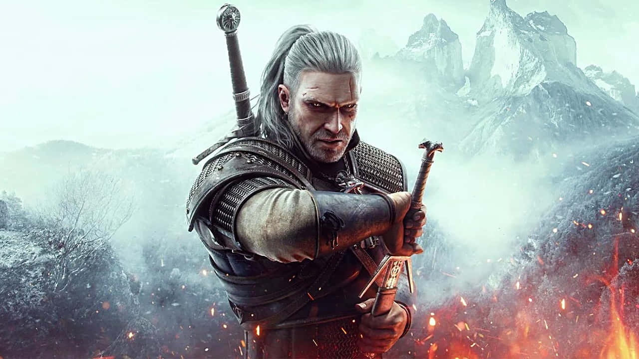 The Witcher Characters - A Heroic Gathering Of Warriors Wallpaper