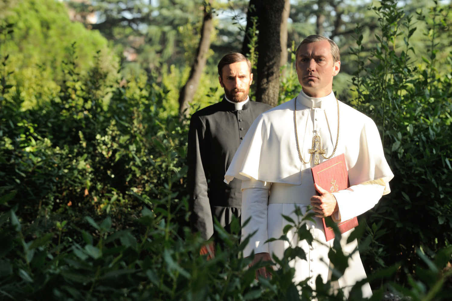 The Young Pope Garden Walk Wallpaper