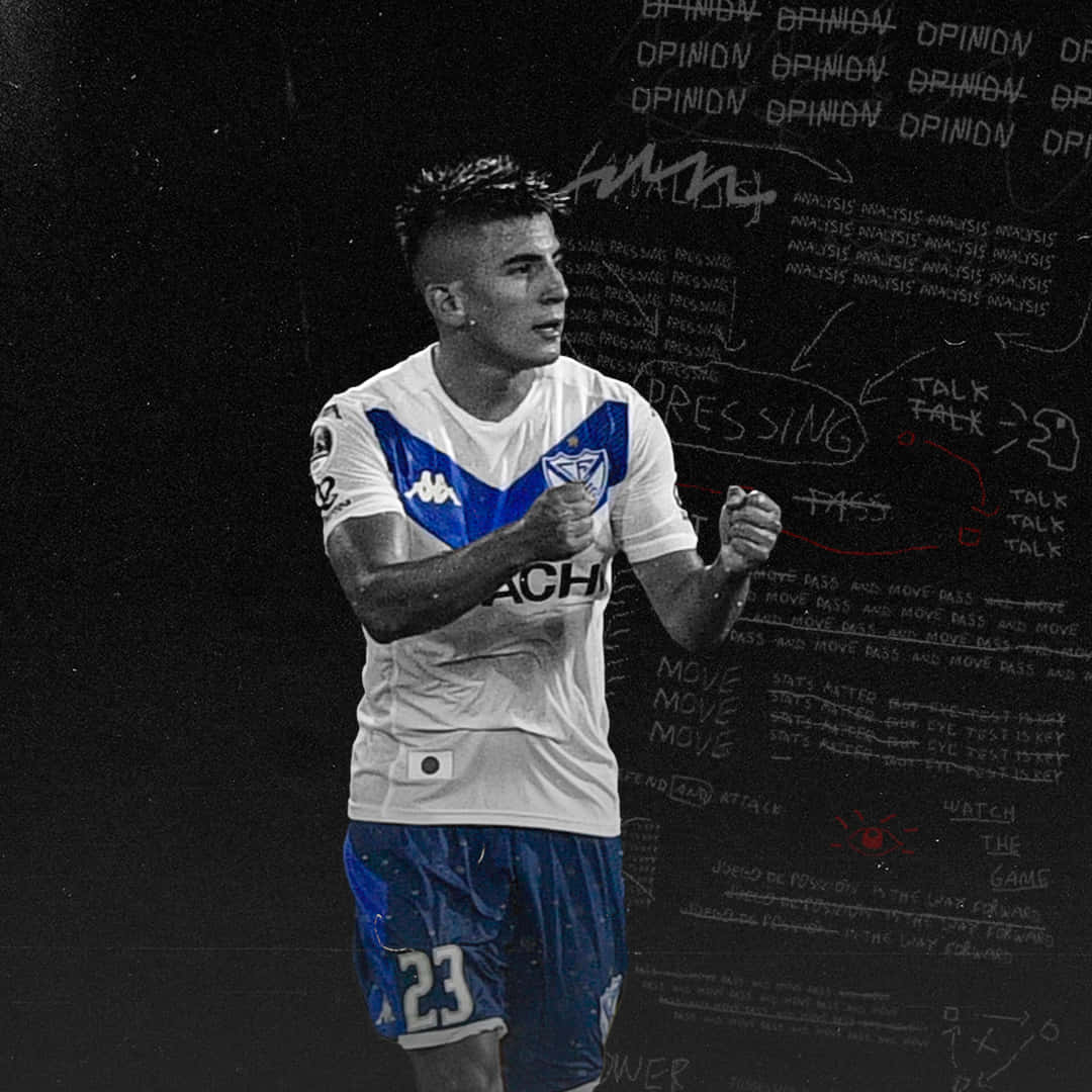 Thiago Almada Stylized Poster Wallpaper