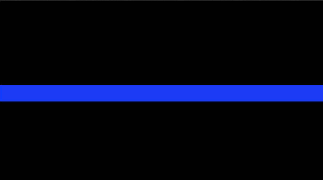 Thin Blue Line Flag - A Symbol Of Police Brotherhood Wallpaper