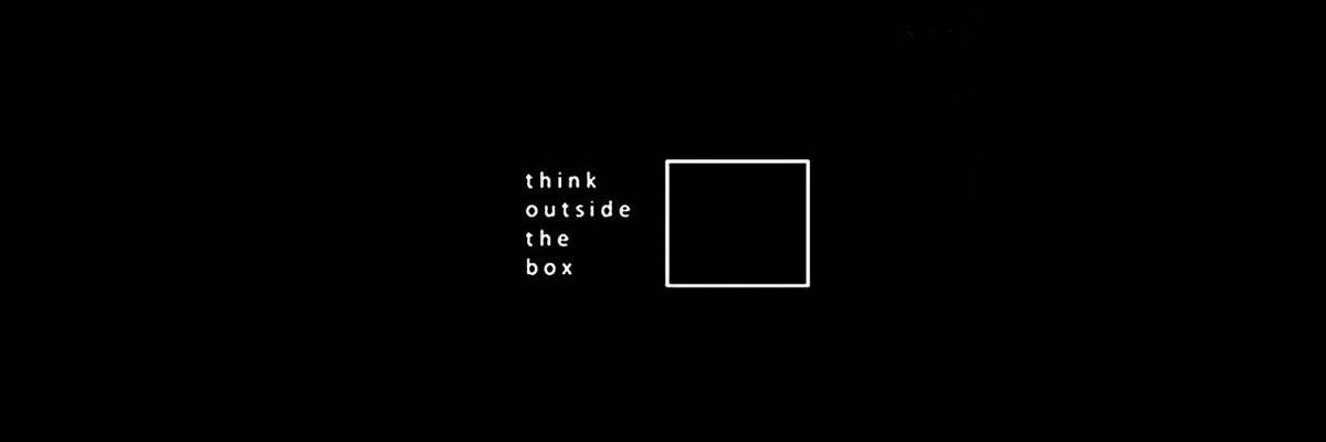 Think Outside The Box Twitter Header Wallpaper