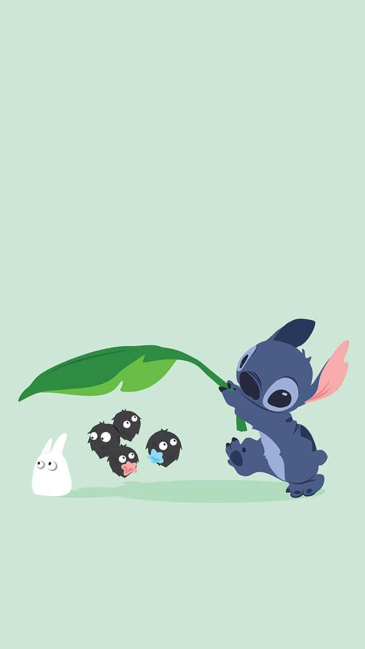 This Adorable Baby Stitch Will Put A Smile On Your Face Wallpaper