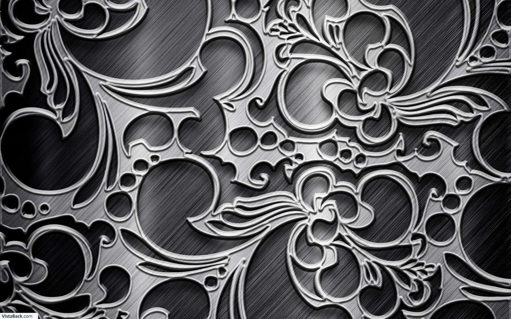 This Glossy Black Metallic Finish Radiates A Minimal Yet Captivating Beauty. Wallpaper