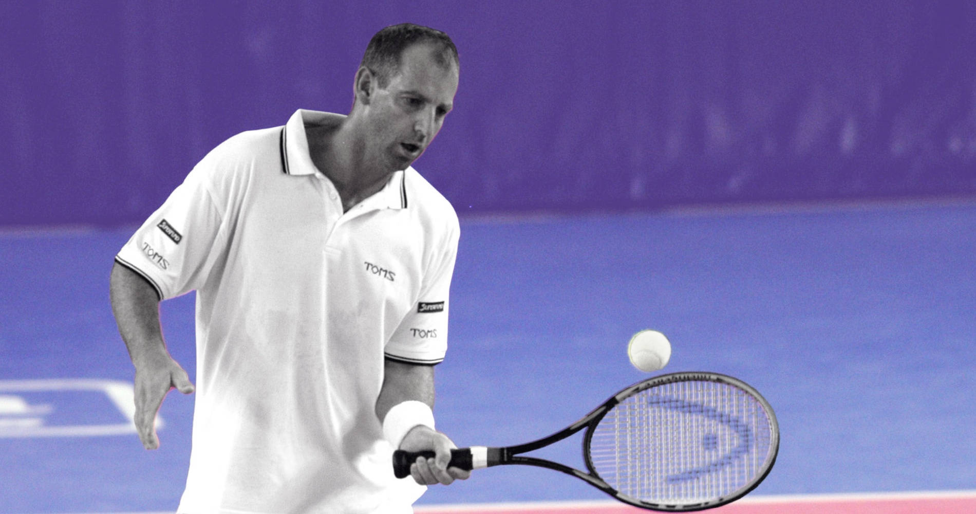 Thomas Muster Selective Color Image Wallpaper